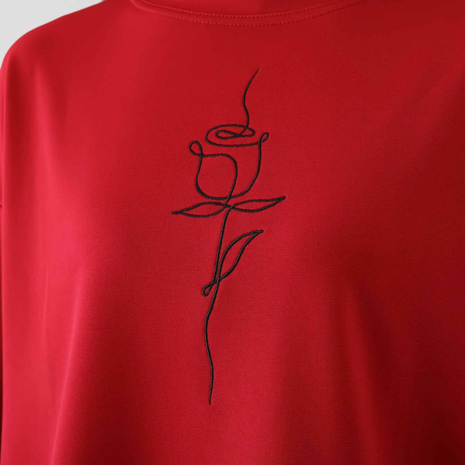 ベルポニー 刺しゅう加工入り ゆったりシルエット ジャージプルオーバー