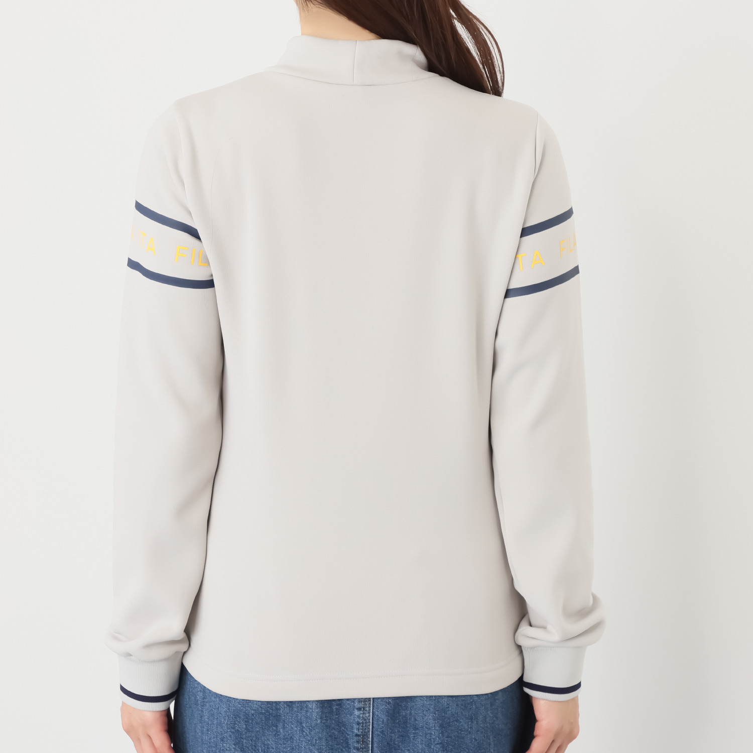 フィラ 裏起毛 モックネックシャツ