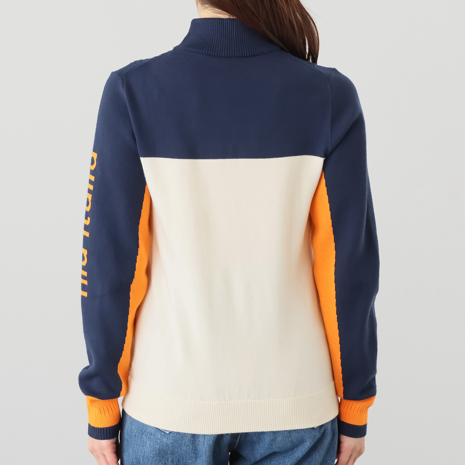 フィラ ブロック切替 モックネックセーター