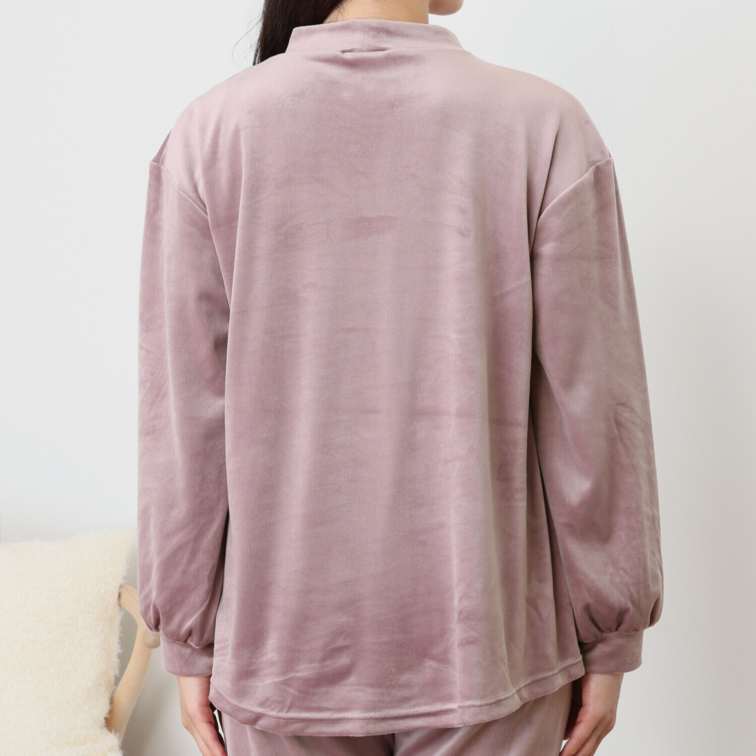 ホーム バイ テンピュール（Ｒ） 鉱物配合ベロア ルームウェア上下セット