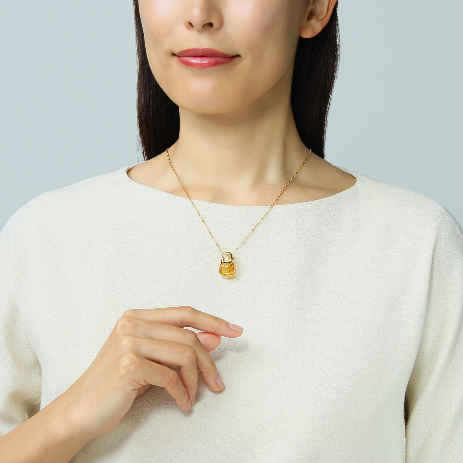 久慈琥珀 アンバー バイカラー ペンダントトップ