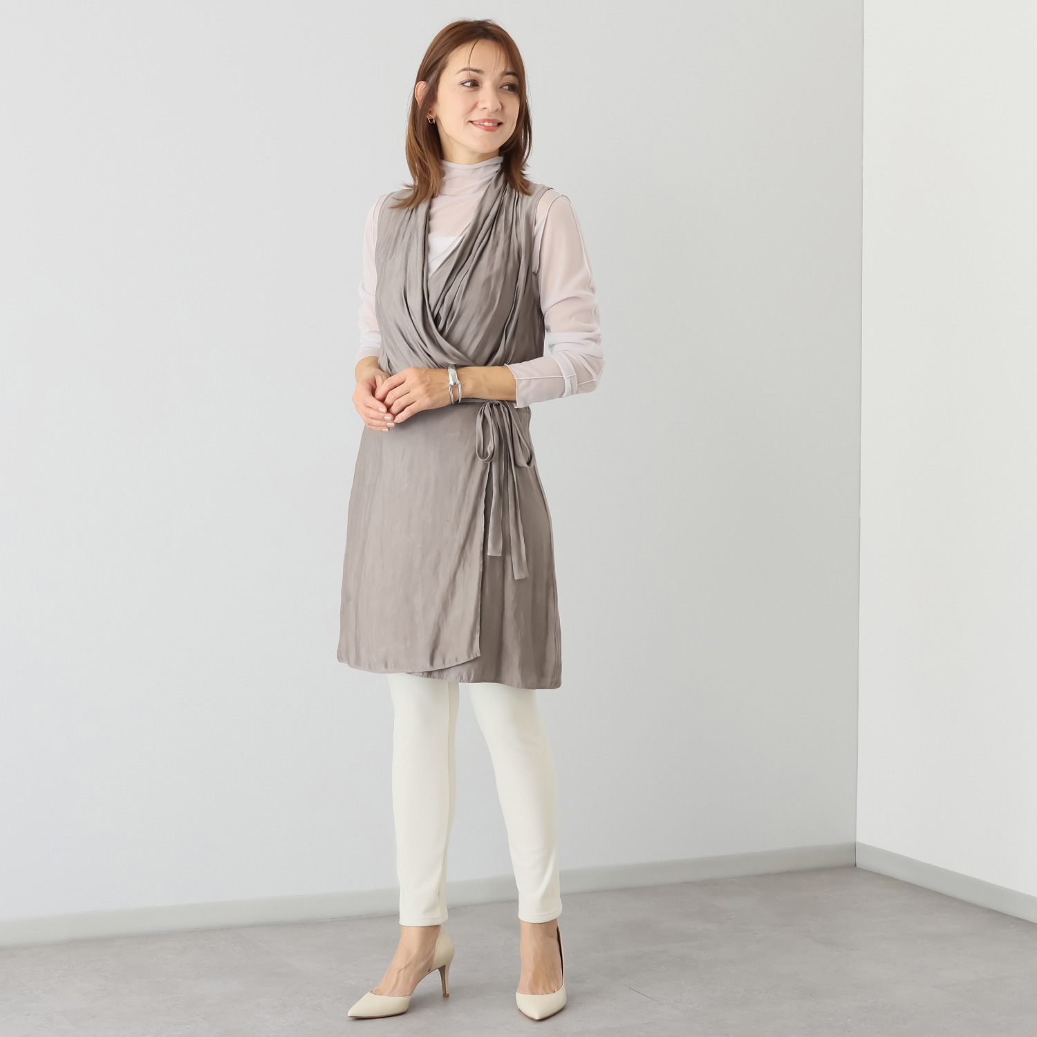 ダイア　アロー コンジュンク（Ｒ） 裏深フリース レギンスパンツ