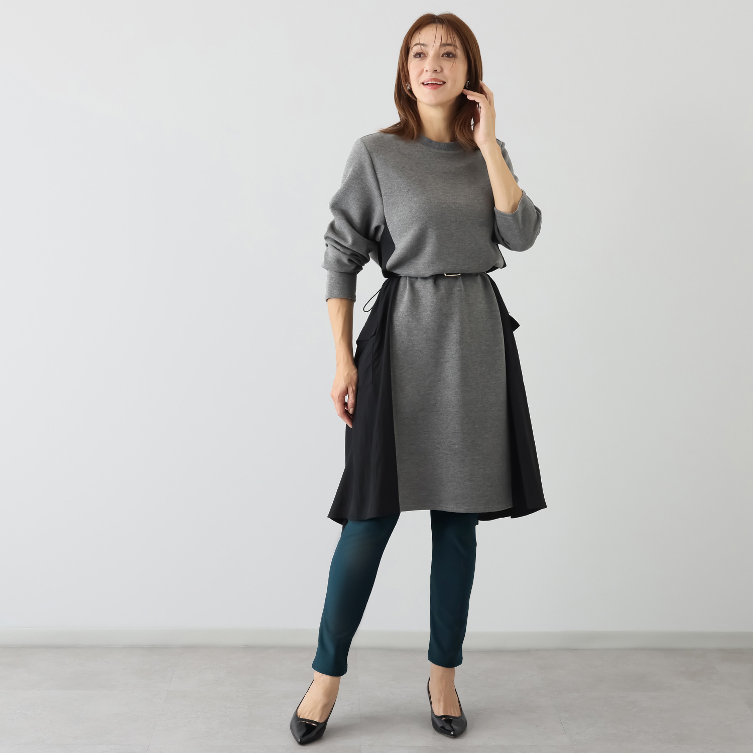 ダイア　アロー コンジュンク（Ｒ） 裏深フリース レギンスパンツ