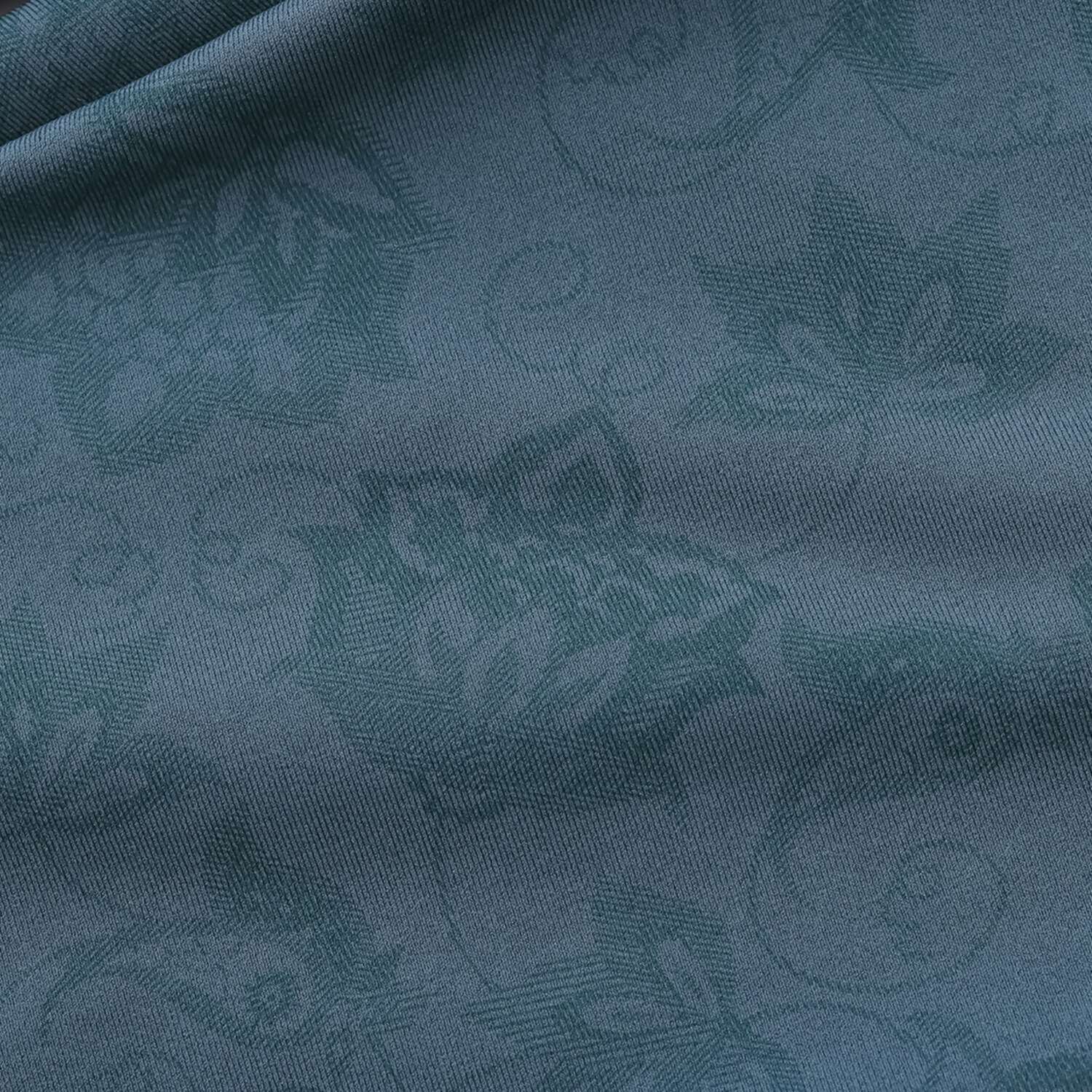 ダイア　アロー ジャガード風バラ柄 裏深フリース レギンスパンツ