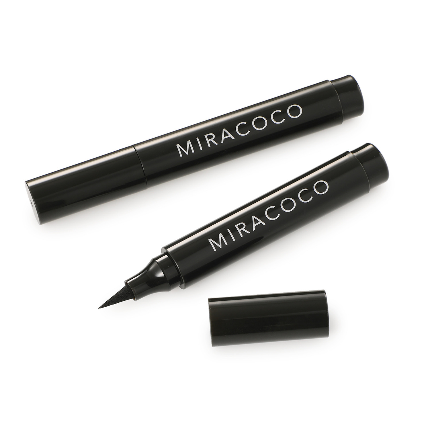ミラココ 独自のペン先を採用 描きやすさと 落ちにくさにこだわった ティント　アイライナー ２本セット