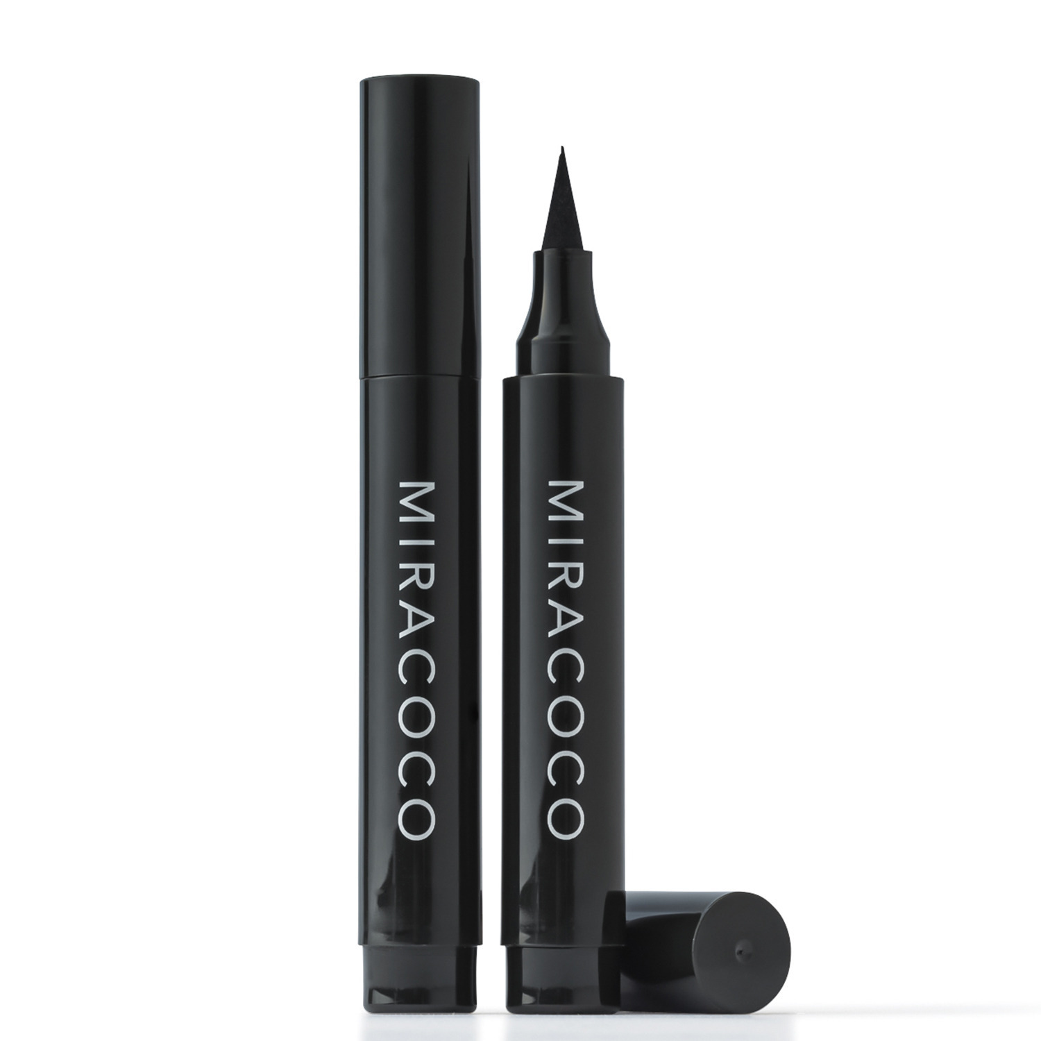 ミラココ 独自のペン先を採用 描きやすさと 落ちにくさにこだわった ティント　アイライナー ２本セット