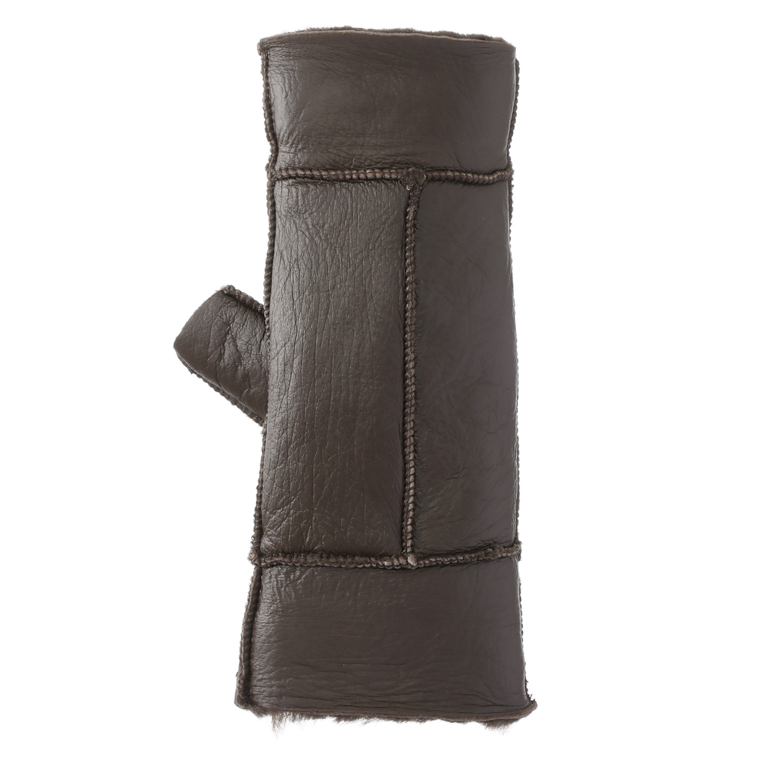 ティエドゥール 柔らかムートン 指出しグローブ