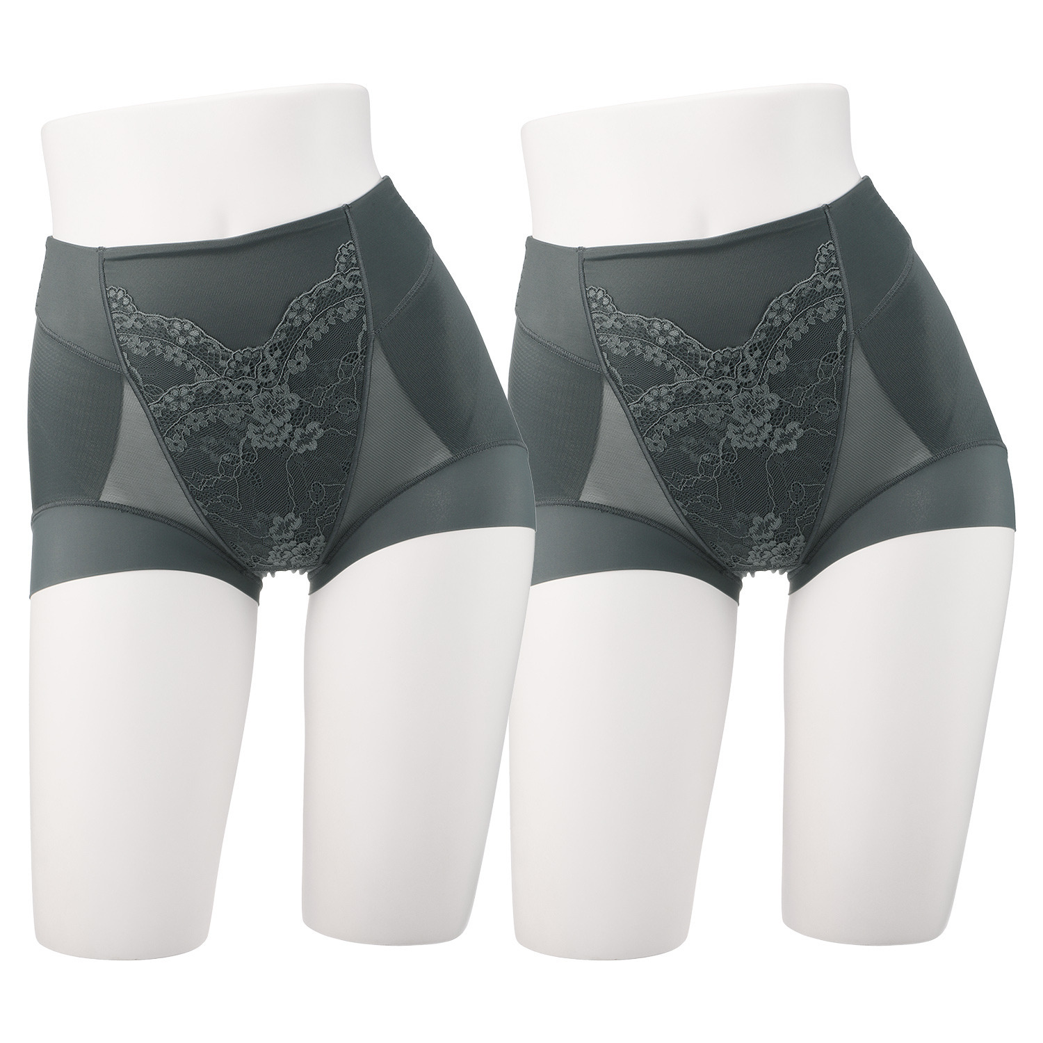 さらっと爽やか プレミアムな履き心地 芦屋美整体 シームレス 骨盤スリムショーツ エアリー同色２枚セット ＜Ｓ〜３Ｌ＞