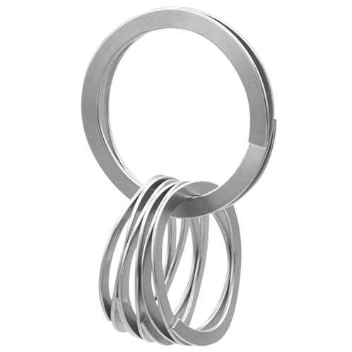 爪や指先を傷めにくい! ウェーブクリップ キーリングセット 爪や指先を傷めにくい! ウェーブクリップ キーリングセット