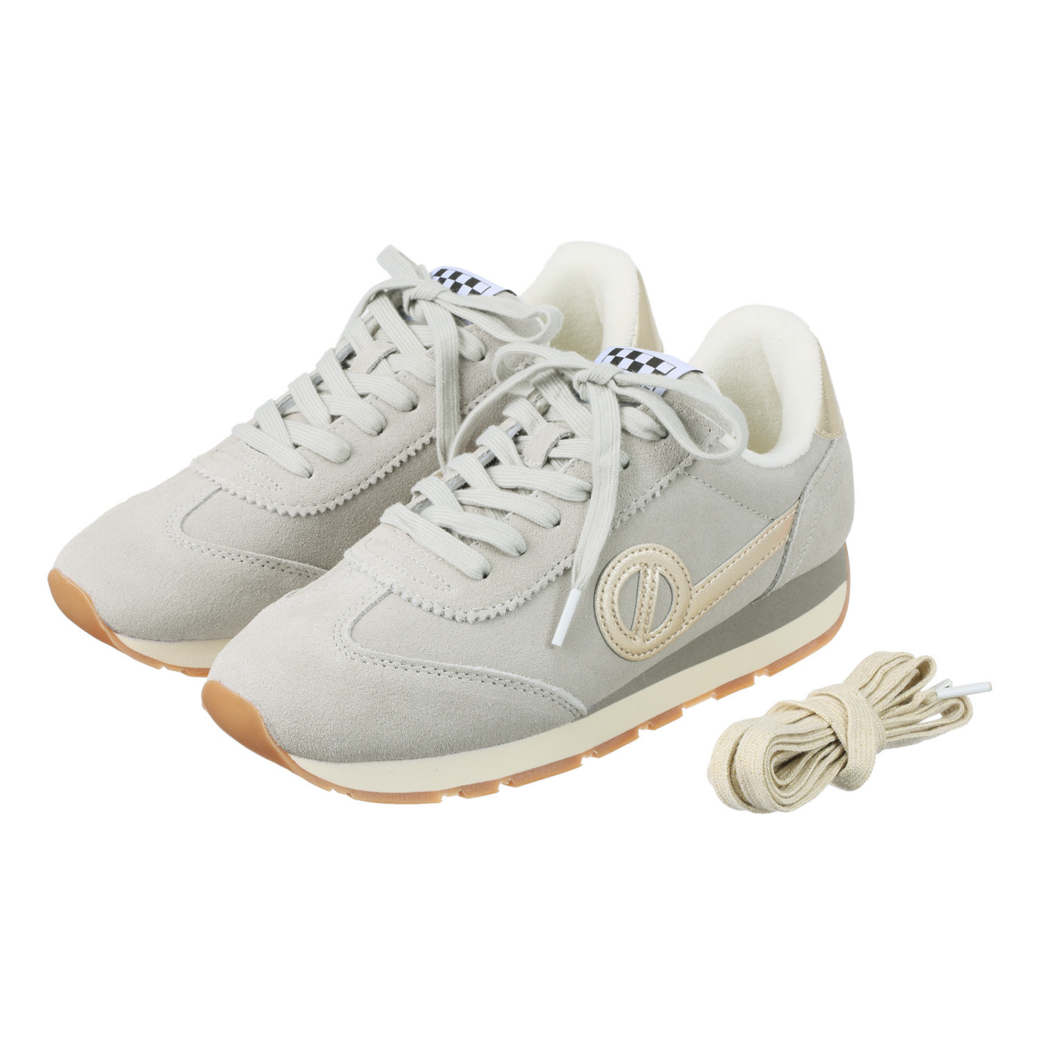 ノーネーム 牛革スエード スニーカー “シティーランジョガー”