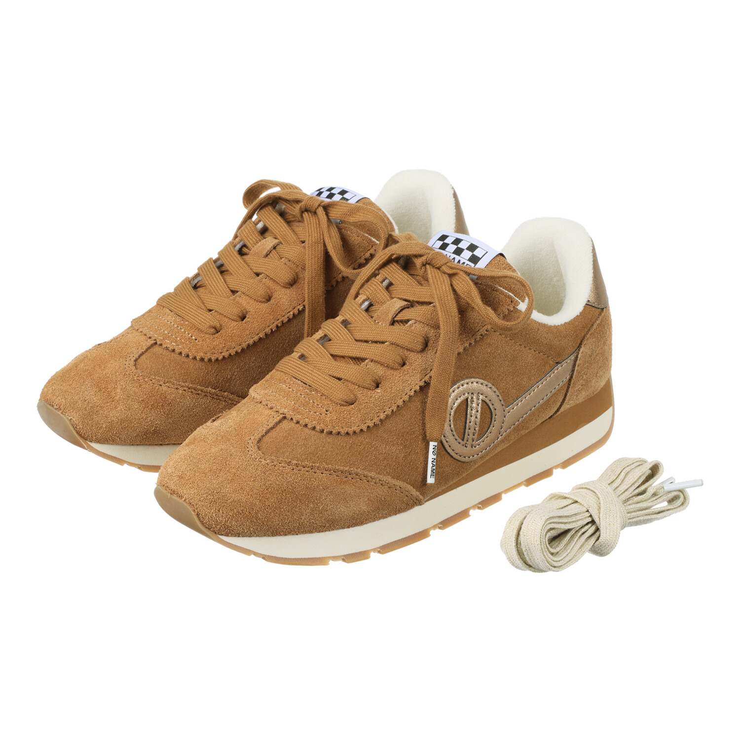 ノーネーム 牛革スエード スニーカー “シティーランジョガー”