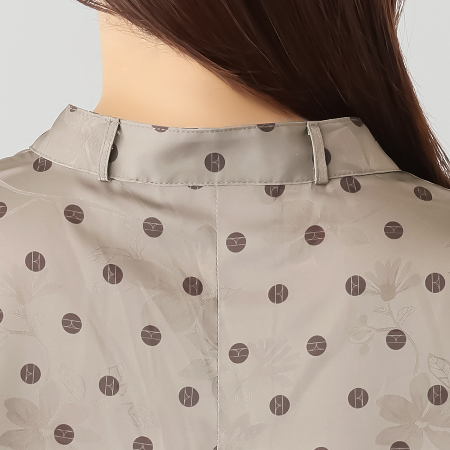 エル　ステュディオ 配色ボウタイ付 ブラウス