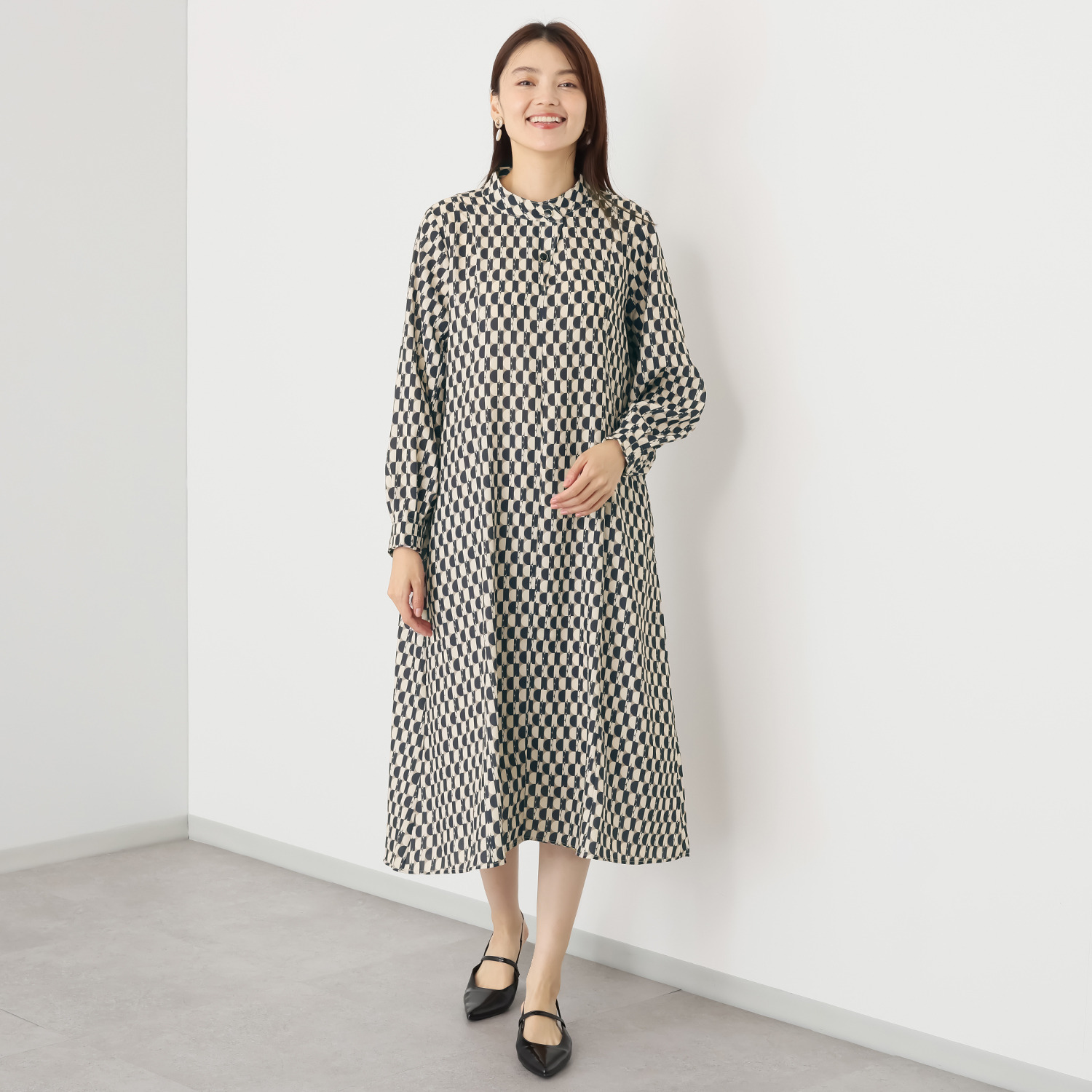 エル　ステュディオ ペチコート付 ワンピース