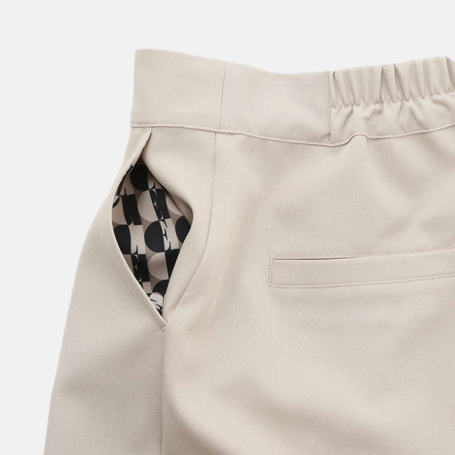 エル　ステュディオ ラップ風 ワイドパンツ