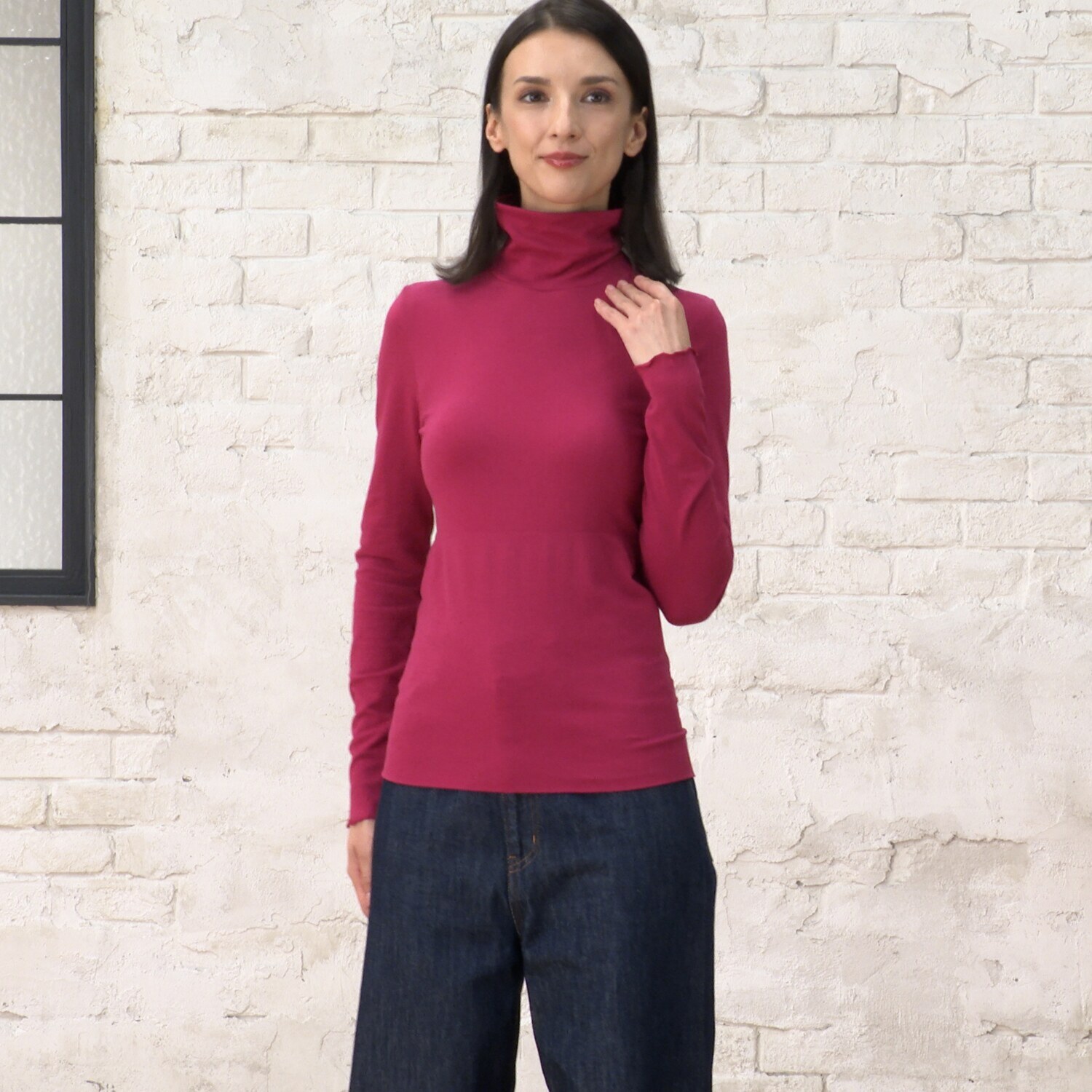 福助 蓄熱・保温であったか はらまき心地！ ハイネックインナー ２枚セット