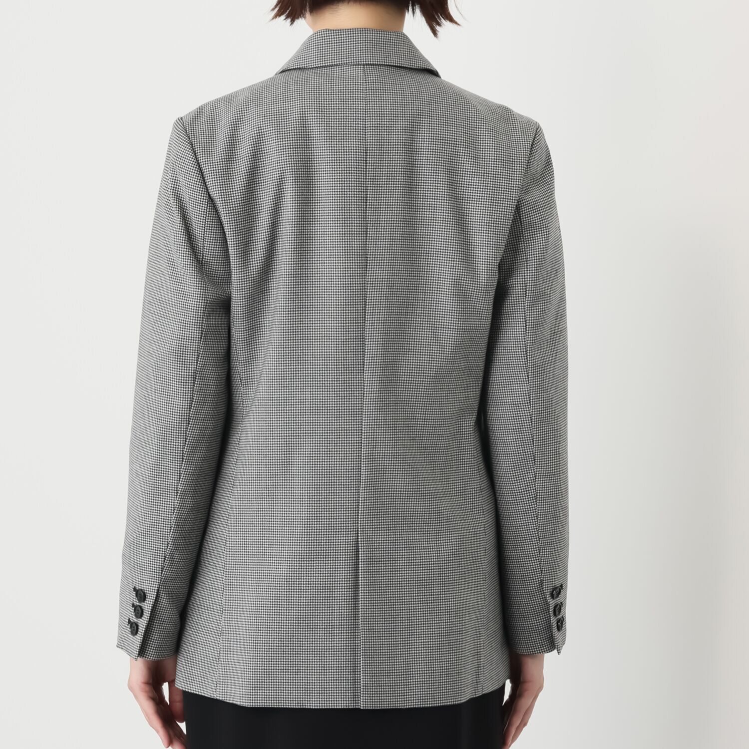 ポルトゥヴィーダ ウォッシャブル ウール混 ダブルジャケット