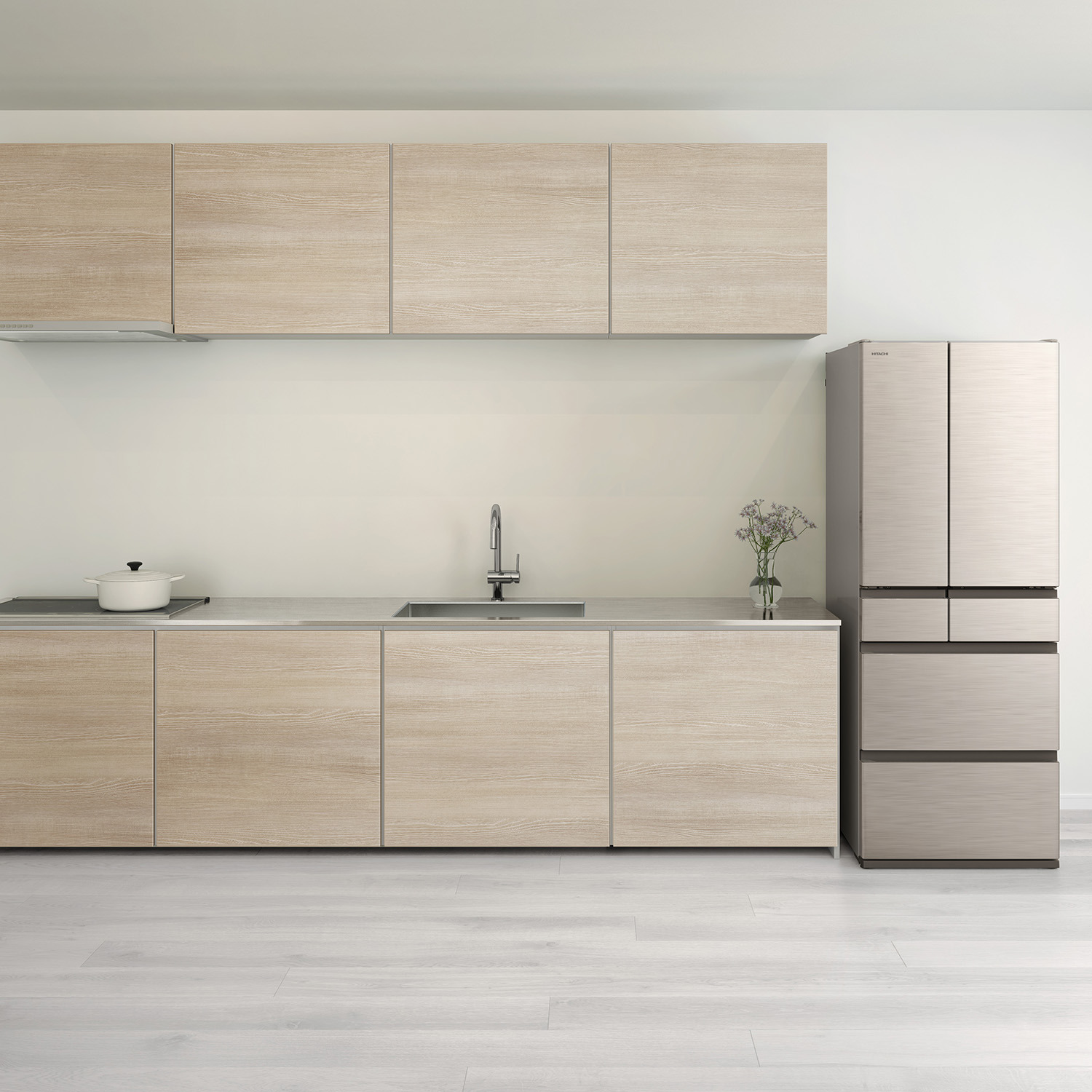 日立 フレンチ６ドア 冷凍冷蔵庫 Ｒ−ＨＷ６２Ｖ ＜６１７リットル＞