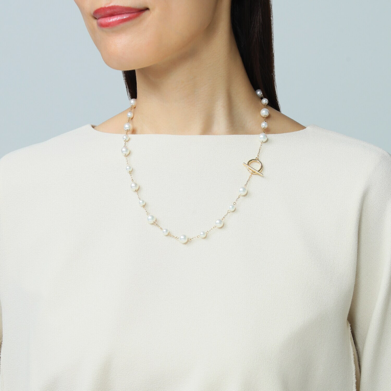 プレミアムパール 泉州の職人技 貝パール ラフィネーション ネックレス