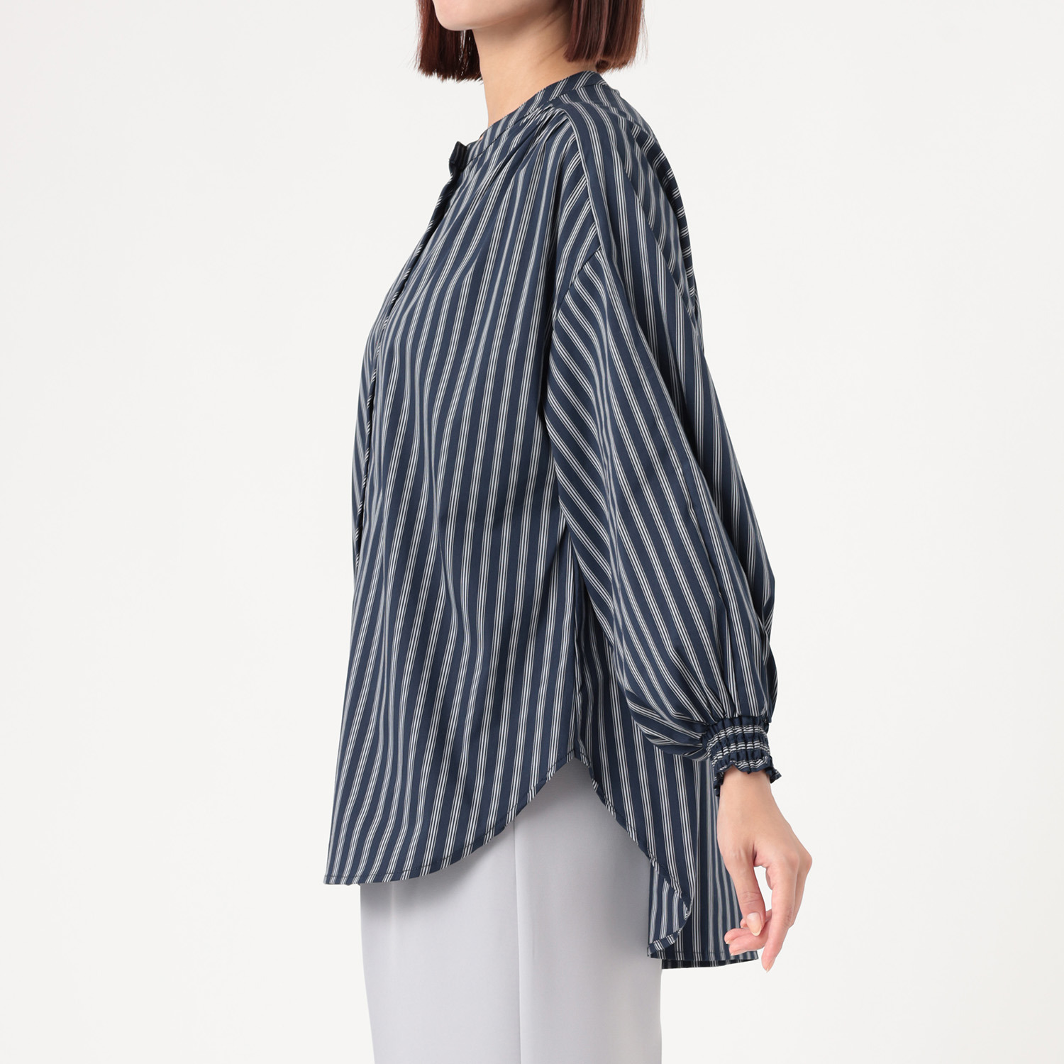 ダジュール ストライプブラウス