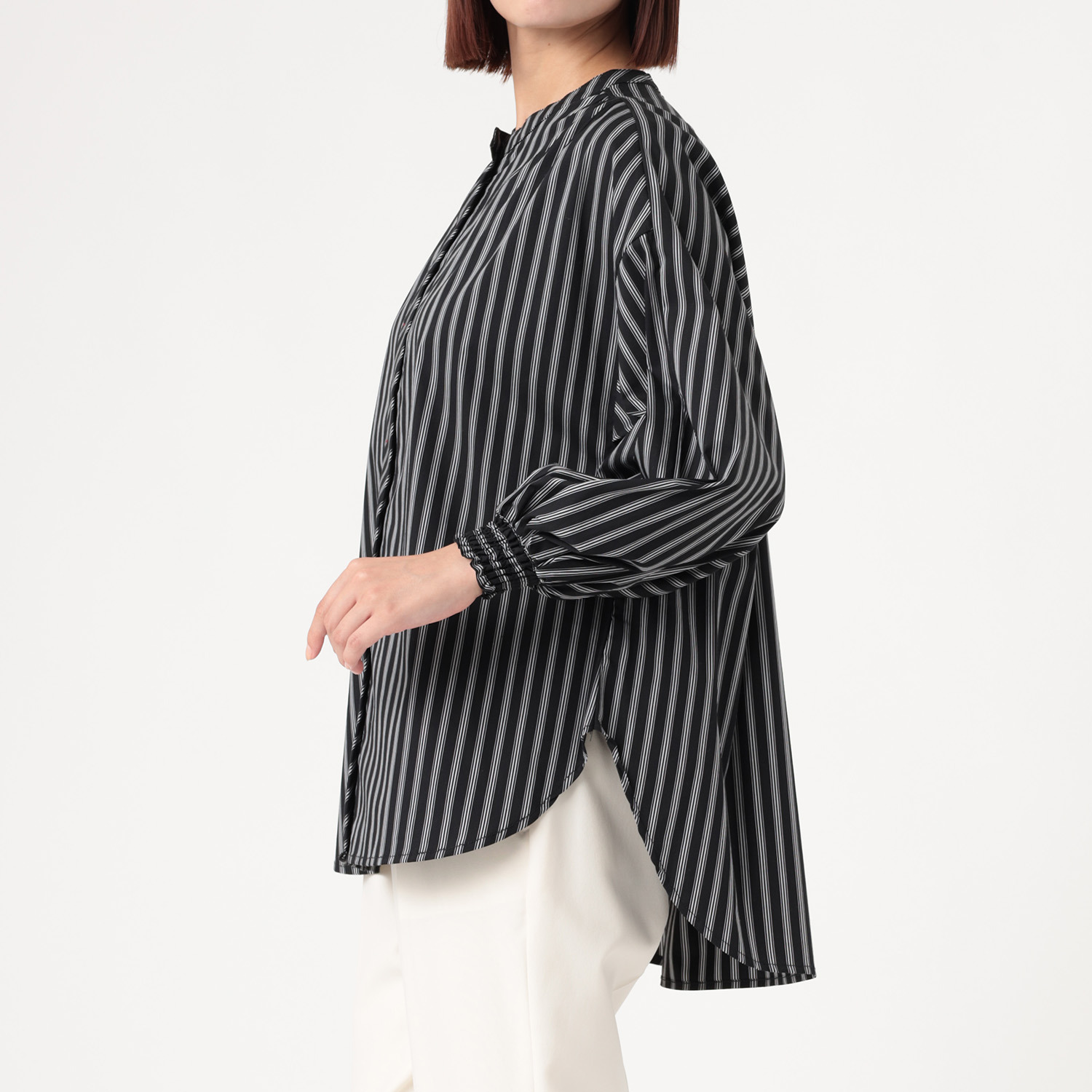 ダジュール ストライプブラウス