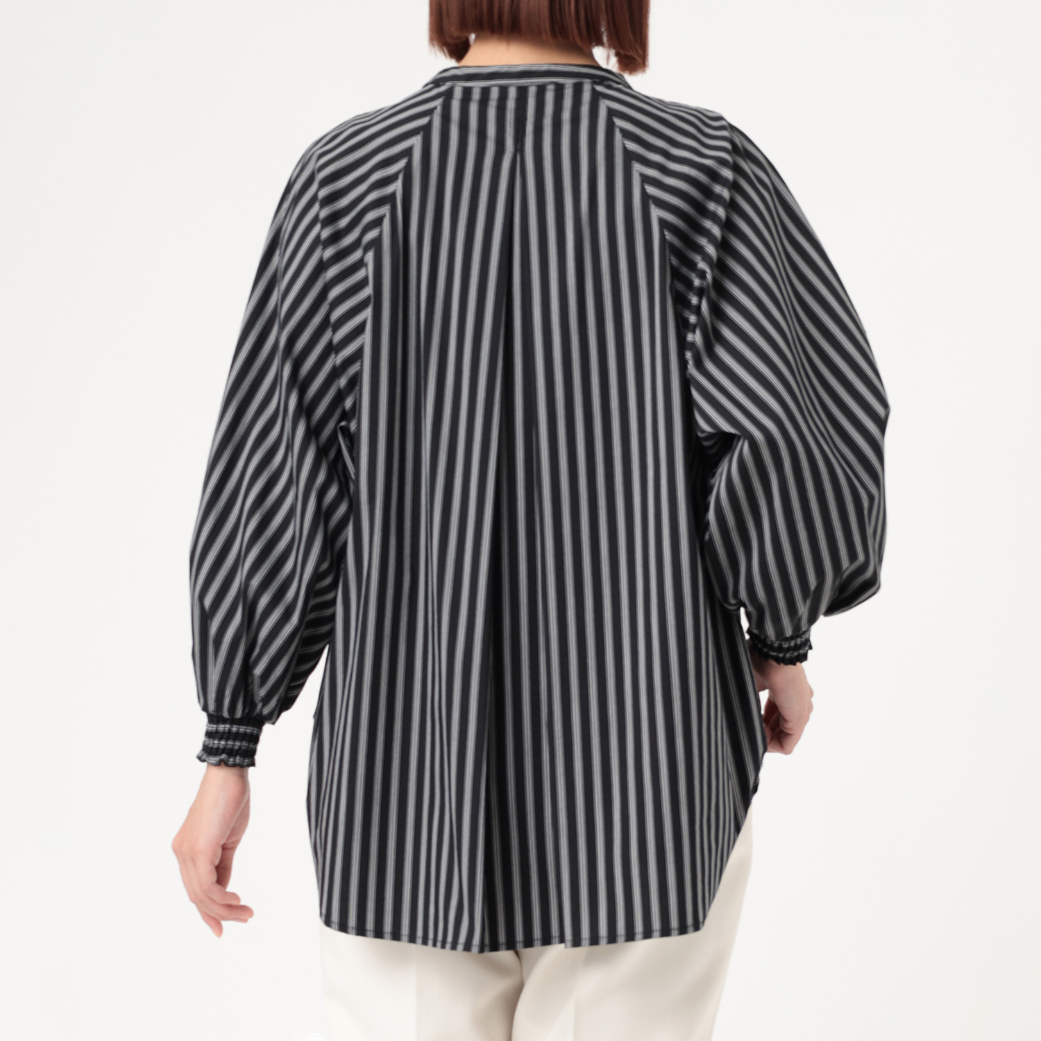 ダジュール ストライプブラウス