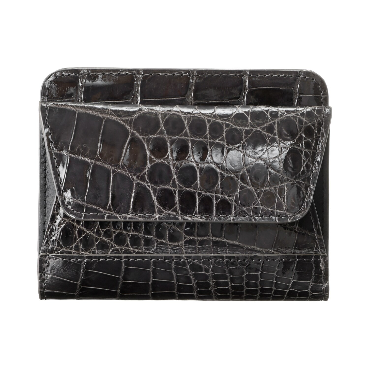 シャイニングクロコダイル コンパクトウォレット