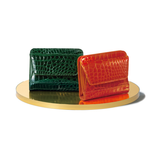 シャイニングクロコダイル　コンパクトウォレット