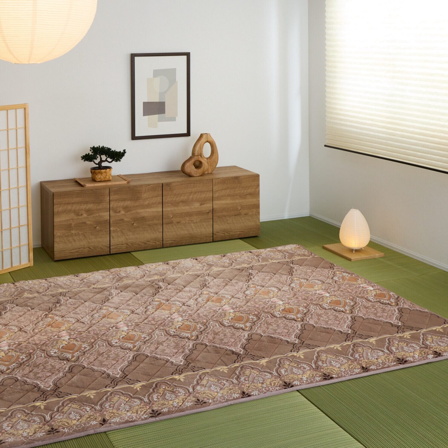 モリリンＷＯＭＡ 多層構造で暖か！ アルミ蒸着シート入り 洗えるぽかぽか ふっくらラグ ＜１９０×２４０ｃｍ＞