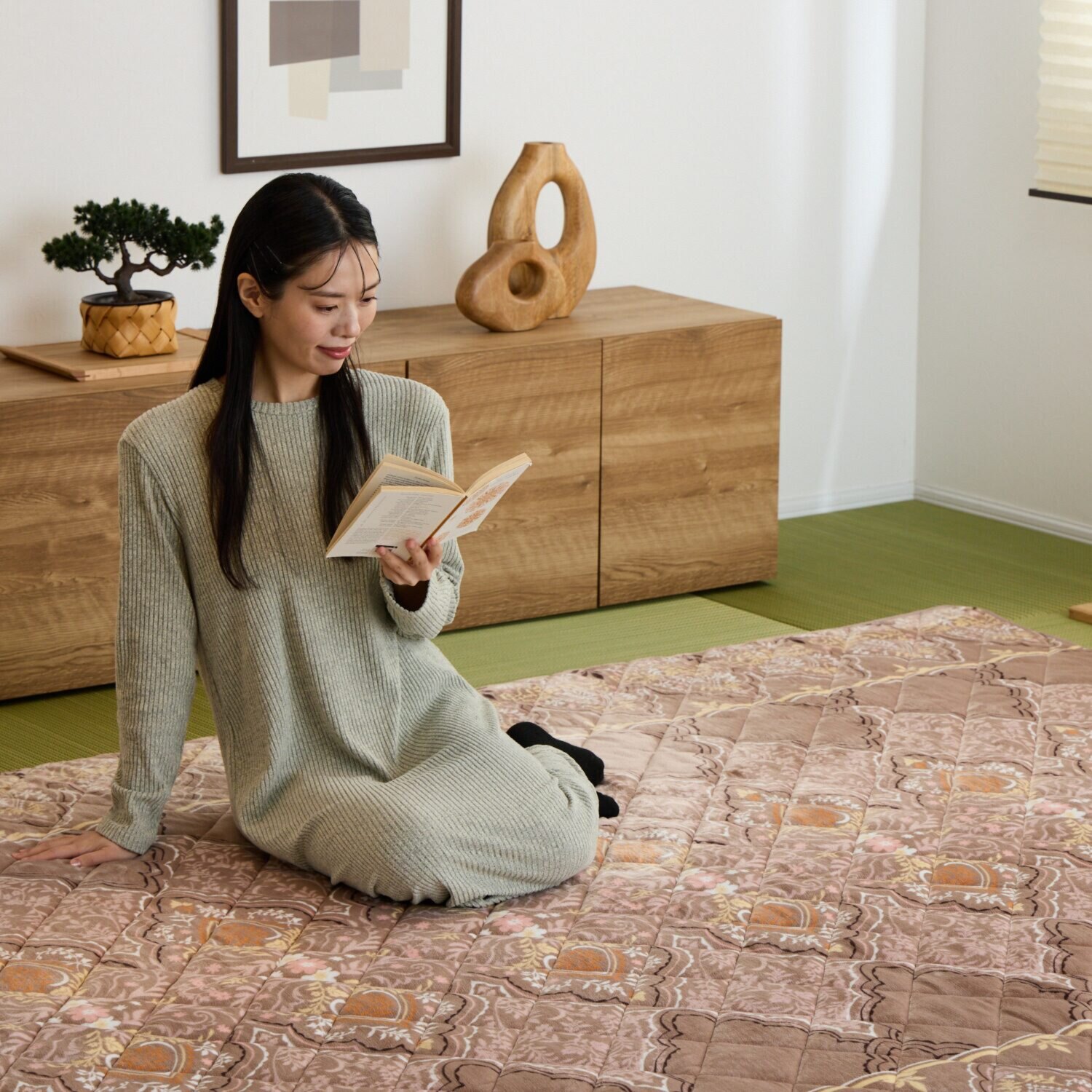 モリリンＷＯＭＡ 多層構造で暖か！ アルミ蒸着シート入り 洗えるぽかぽか ふっくらラグ ＜１９０×２４０ｃｍ＞