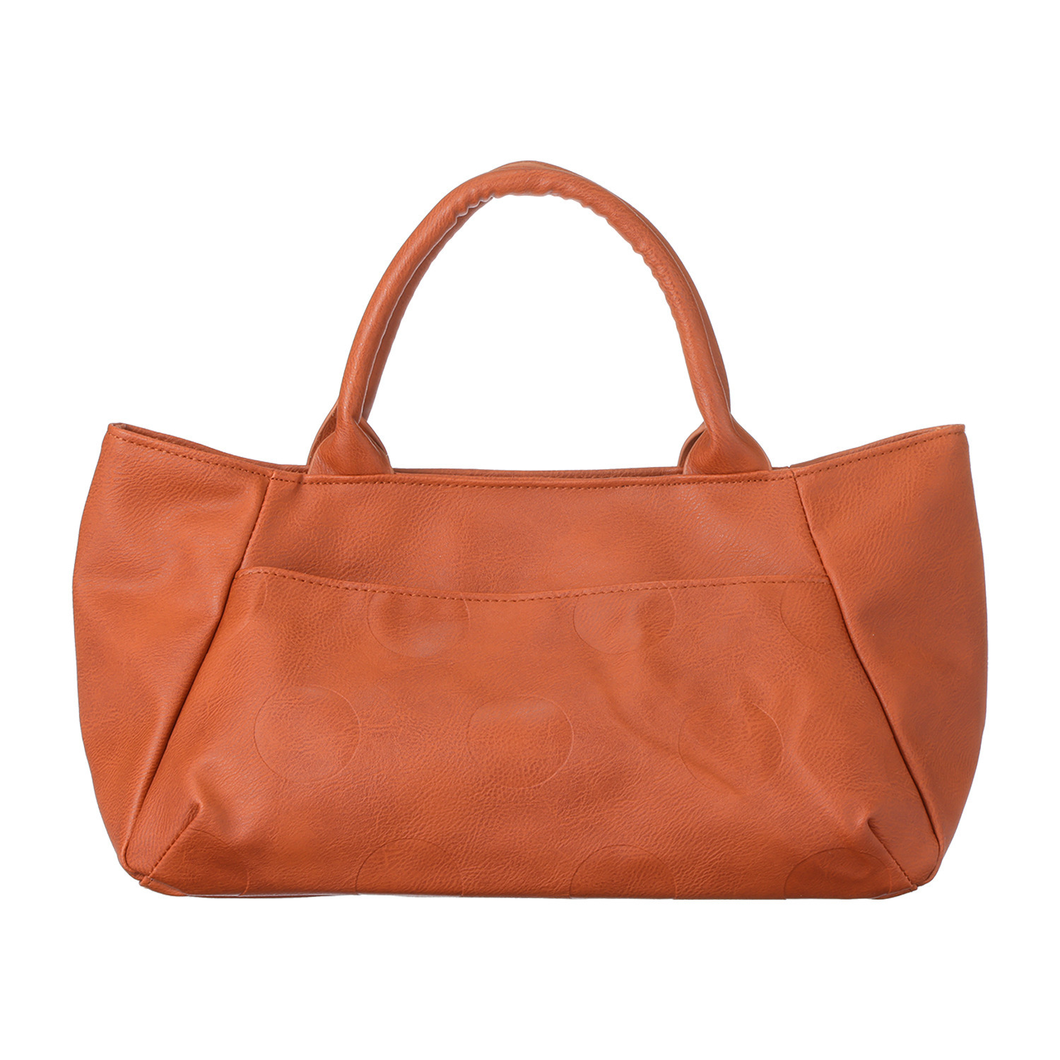 ラフィール ドット型押し ハンドバッグ