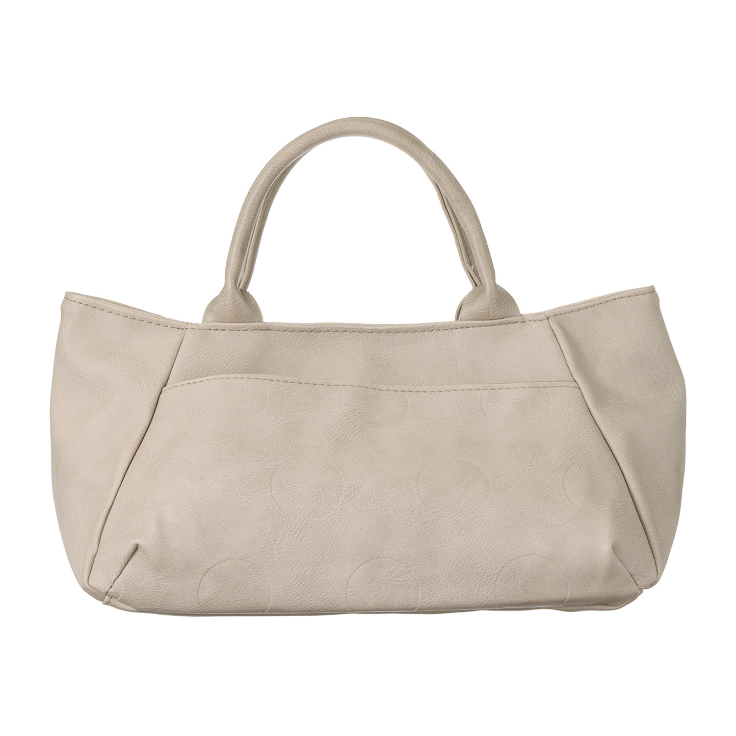 ラフィール ドット型押し ハンドバッグ