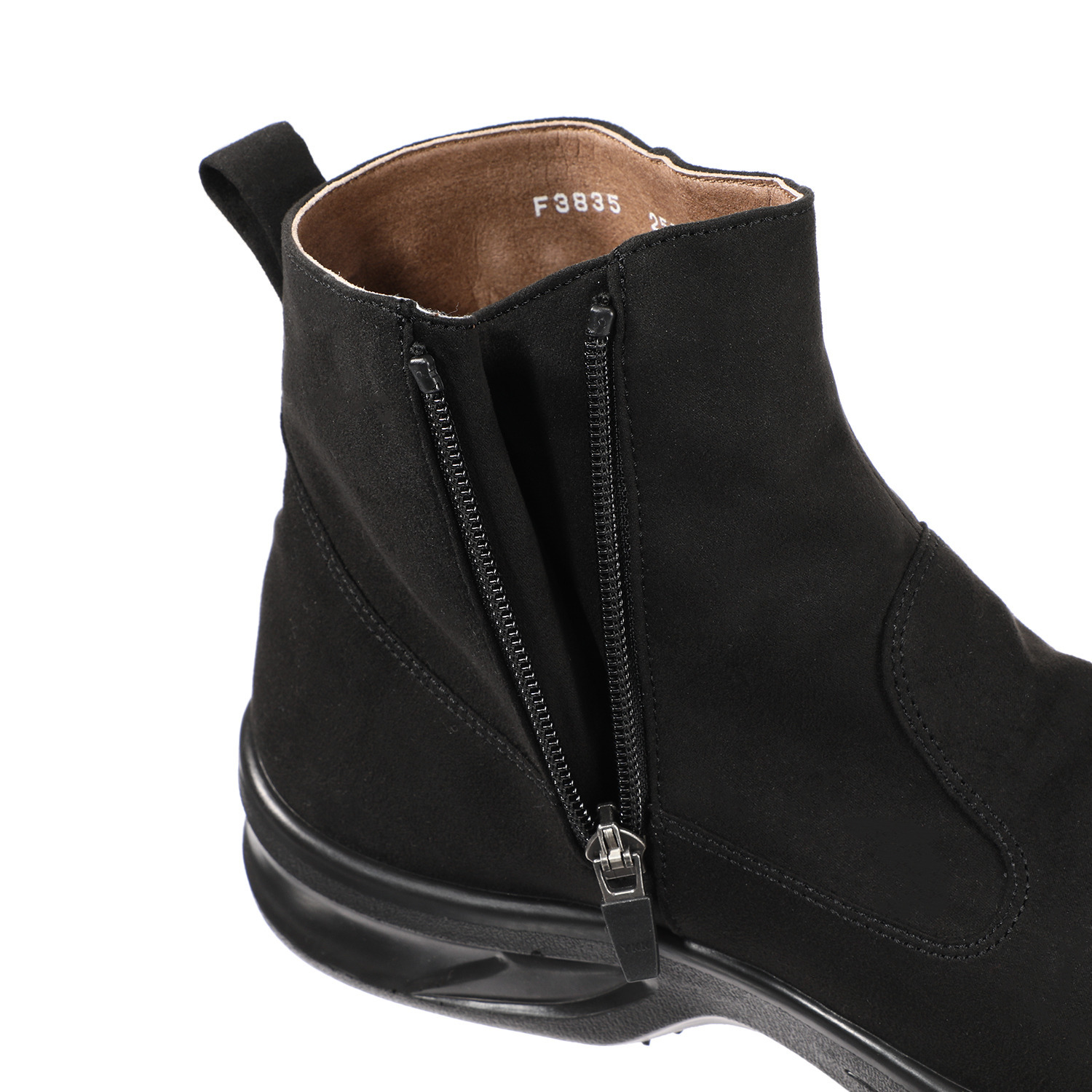 トップドライ 天気予報を気にせず履ける スエード調 サイドファスナー付 ショートブーツ ＜メンズ＞