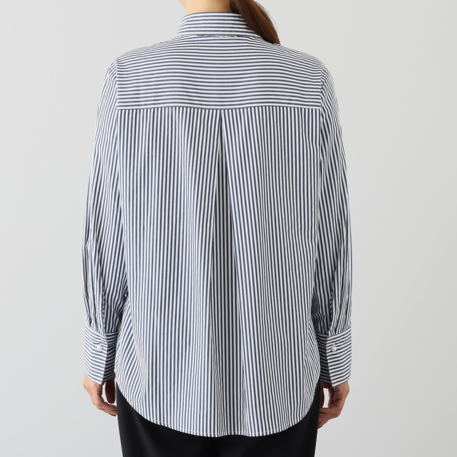 アンブリエ ロングカフス レースアレンジシャツ