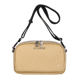 ＥＬＬＥ　ＳＰＯＲＴ 軽量　はっ水 ヒートエンボスナイロン ボックスショルダーバッグ