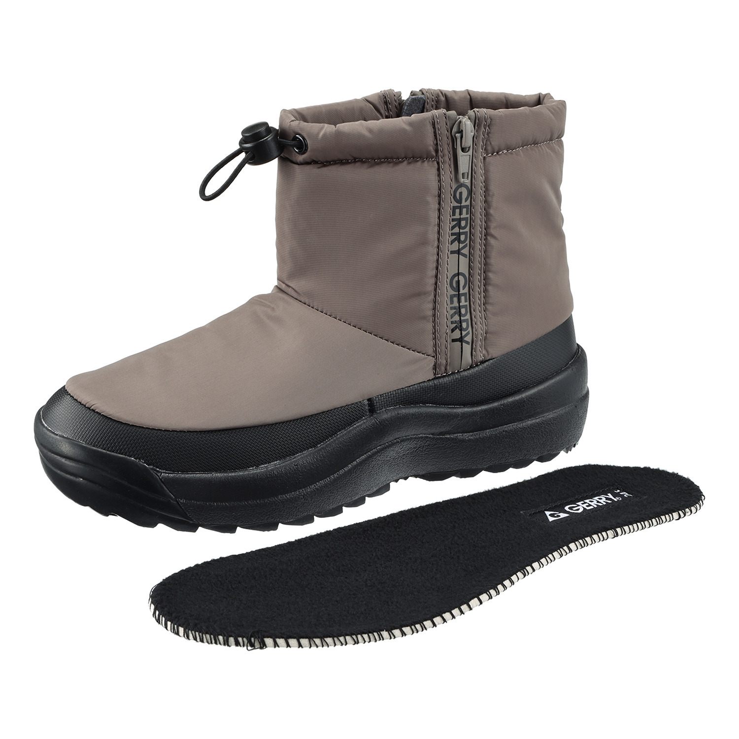 ＧＥＲＲＹ 防水・はっ水 Ｗファスナーになった！ スパイク付ショートブーツ