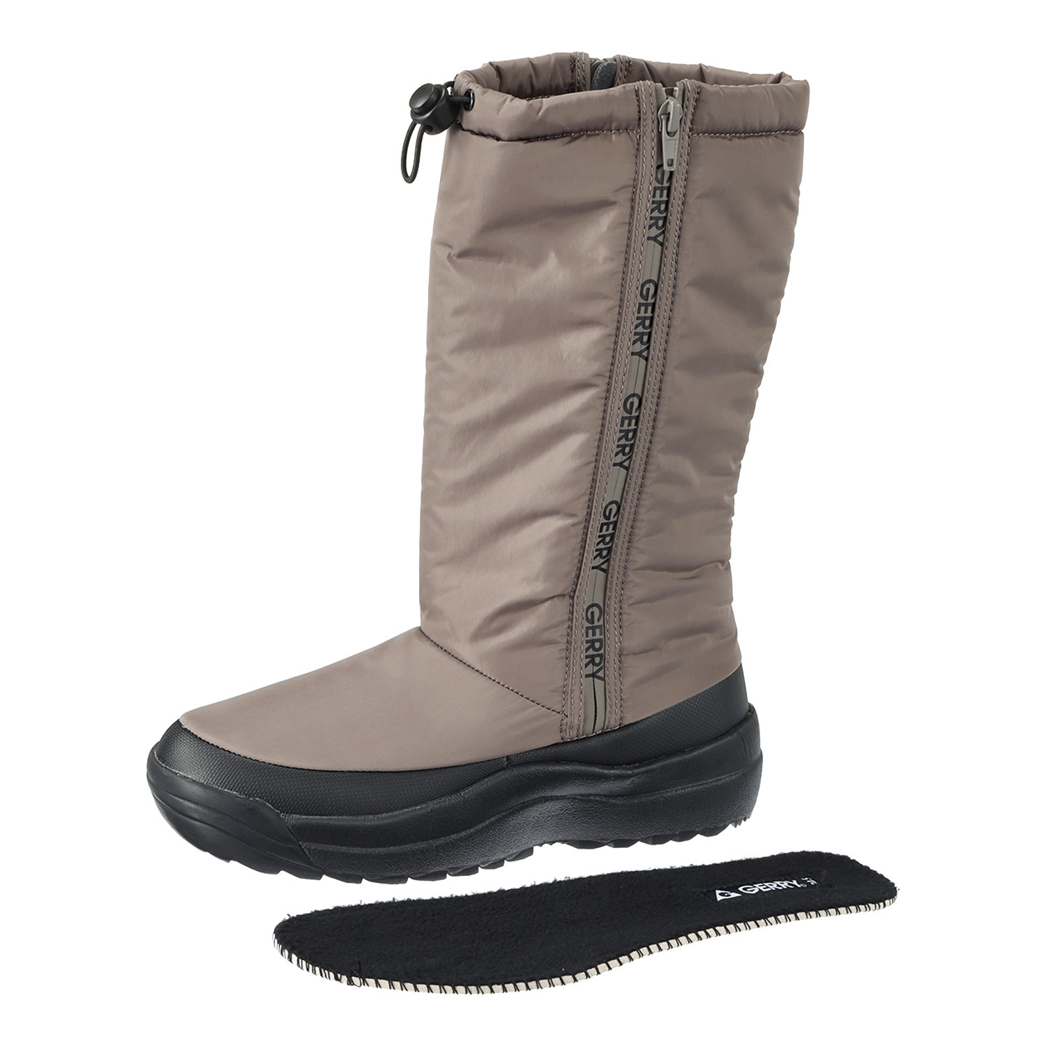 ＧＥＲＲＹ 防水・はっ水 Ｗファスナーになった！ スパイク付ロングブーツ