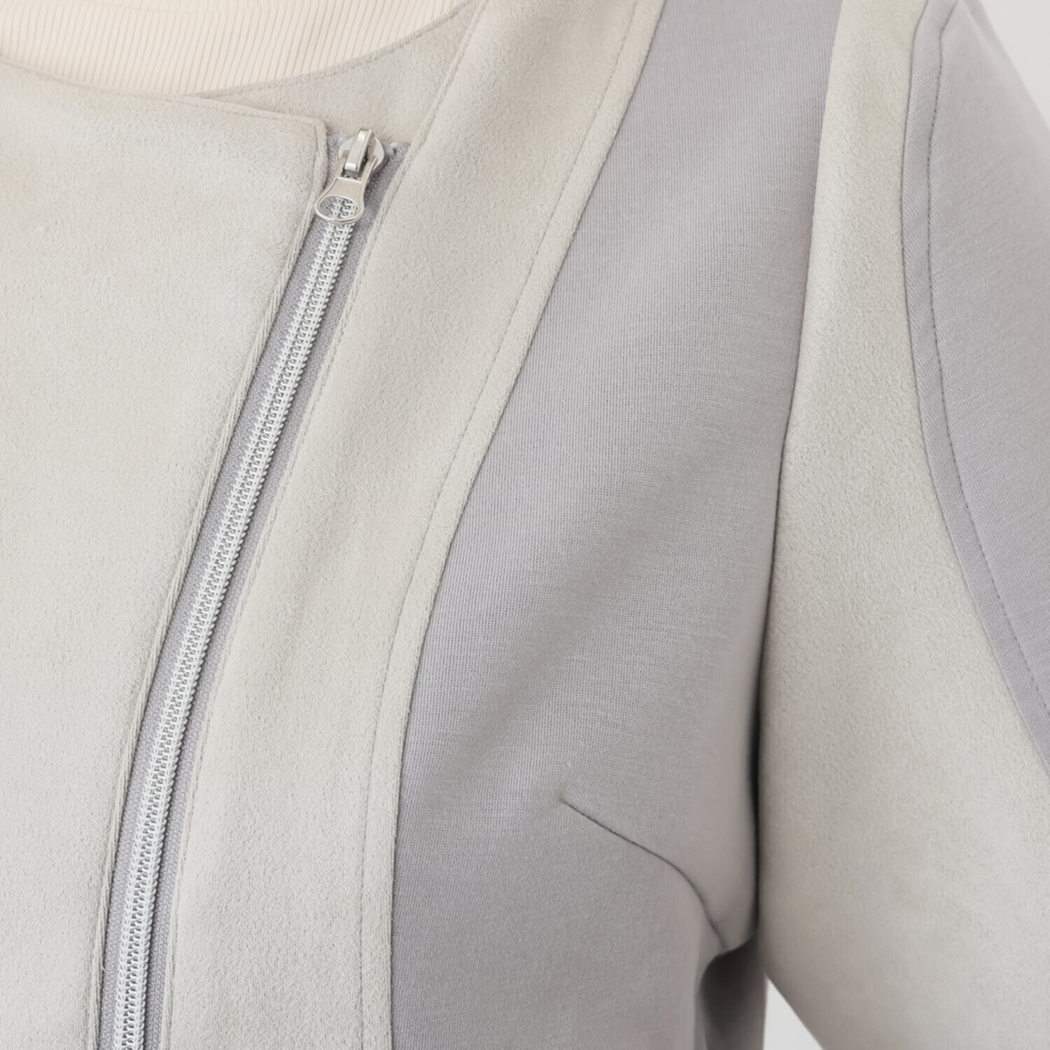 コースタルドライブ 異素材ドッキング ライダースジャケット