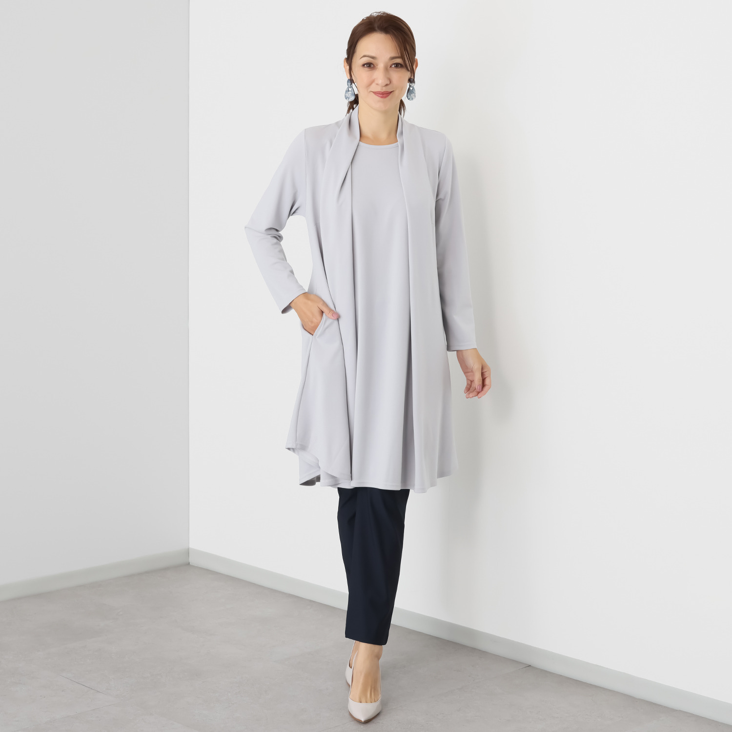 コースタルドライブ フェイクレイヤード イレヘム ワンピース