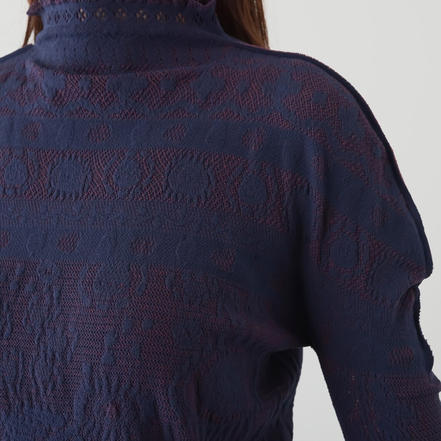 エム　アンド　キョウコ ラッセルレース リバーシブル プルオーバー