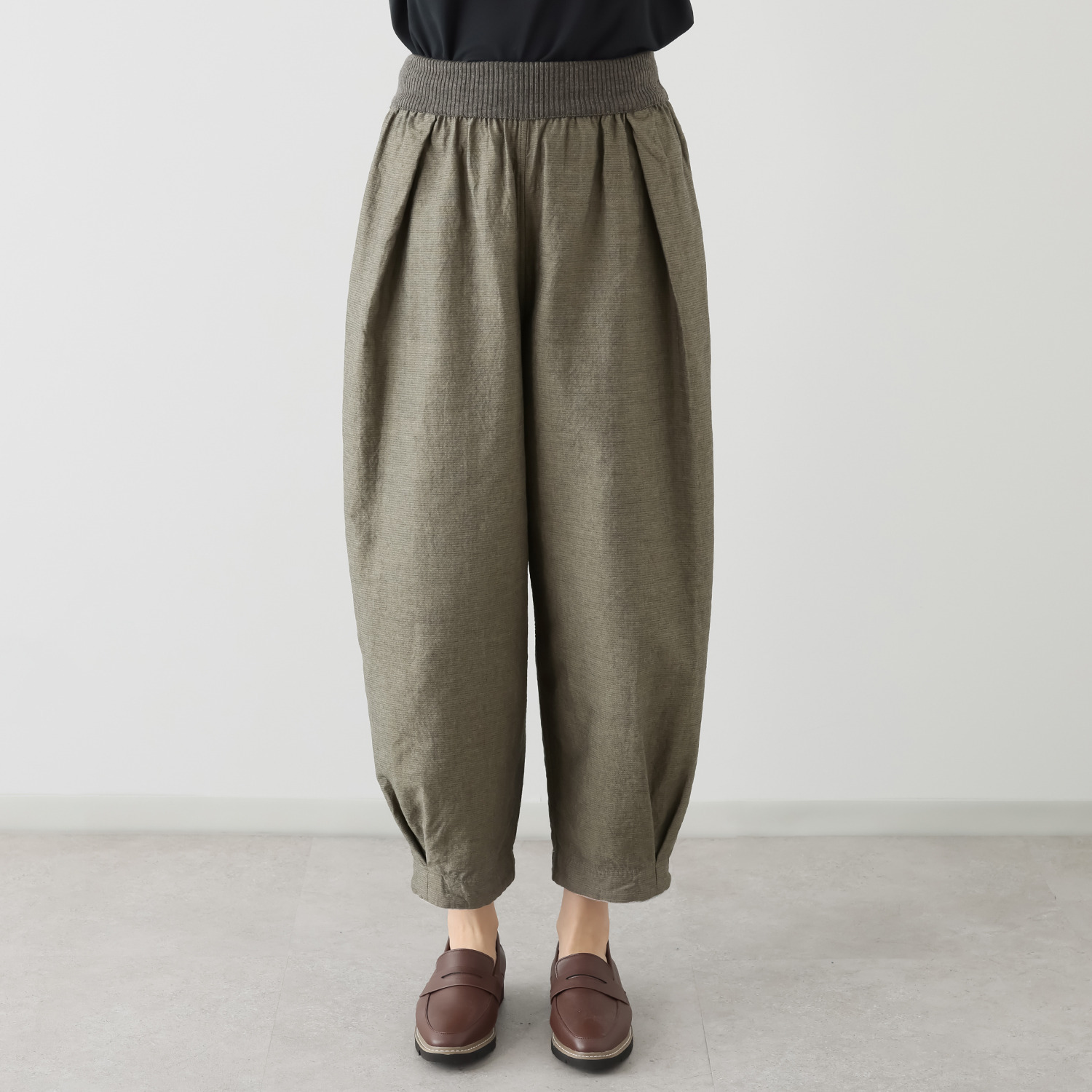 エム　アンド　キョウコ ジャガードアクセント リバーシブルパンツ