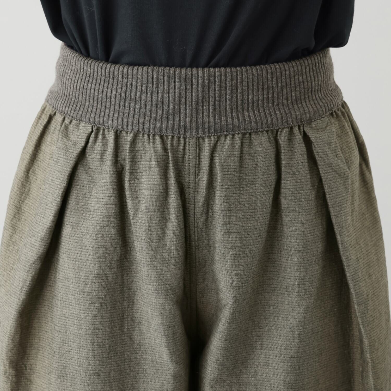 エム　アンド　キョウコ ジャガードアクセント リバーシブルパンツ