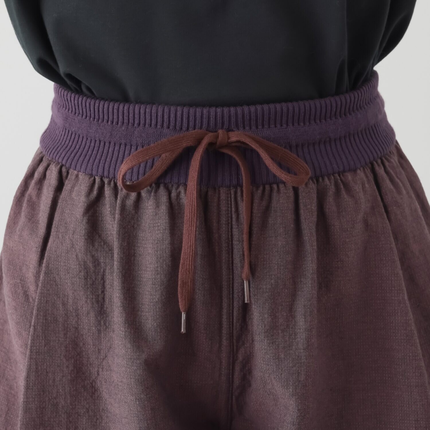 エム　アンド　キョウコ ジャガードアクセント リバーシブルパンツ