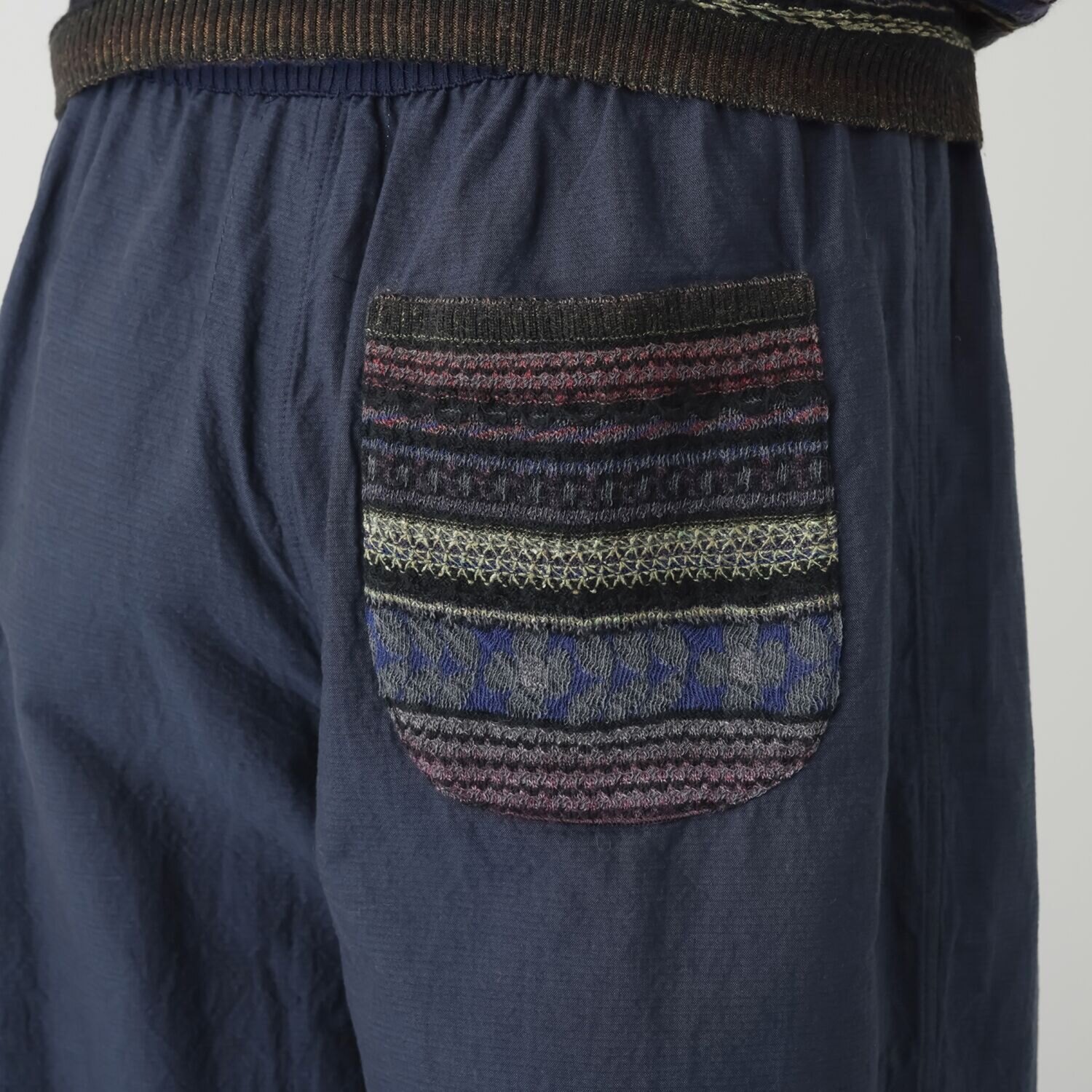 エム　アンド　キョウコ ジャガードアクセント リバーシブルパンツ