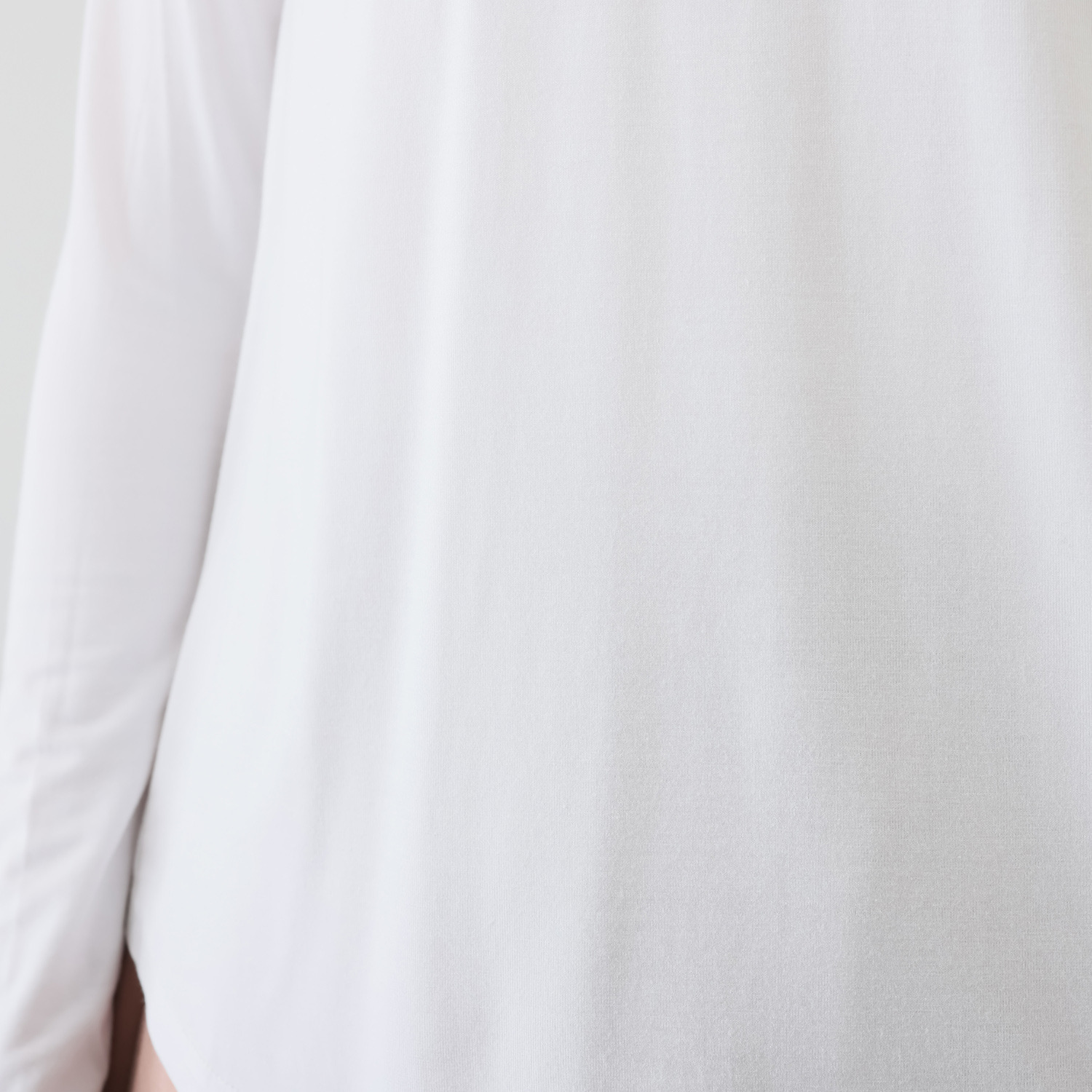 オトナノクラシ 大人の レース付 ハイネック長袖Ｔシャツ