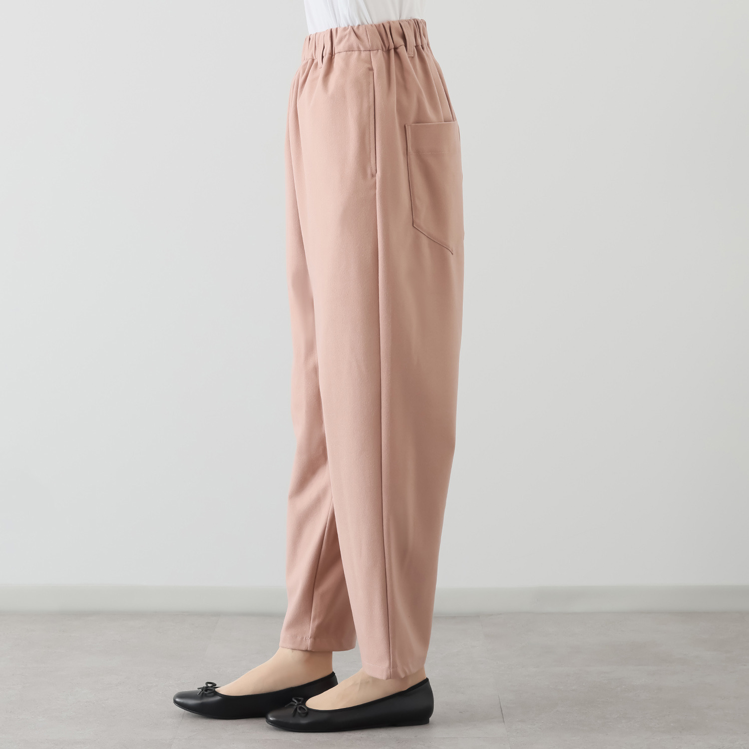 オトナノクラシ 楽ちん暖か ツイルパンツ