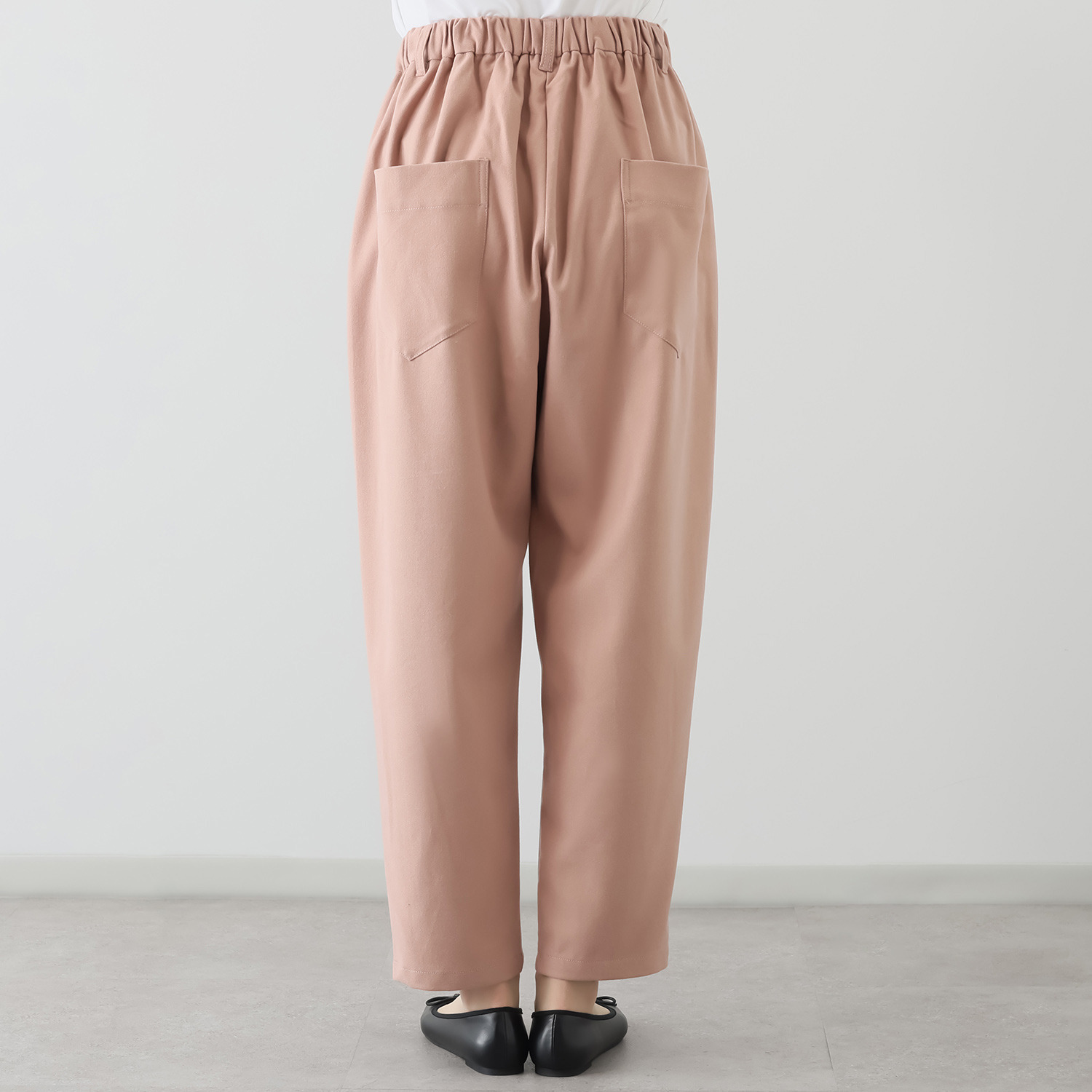 オトナノクラシ 楽ちん暖か ツイルパンツ