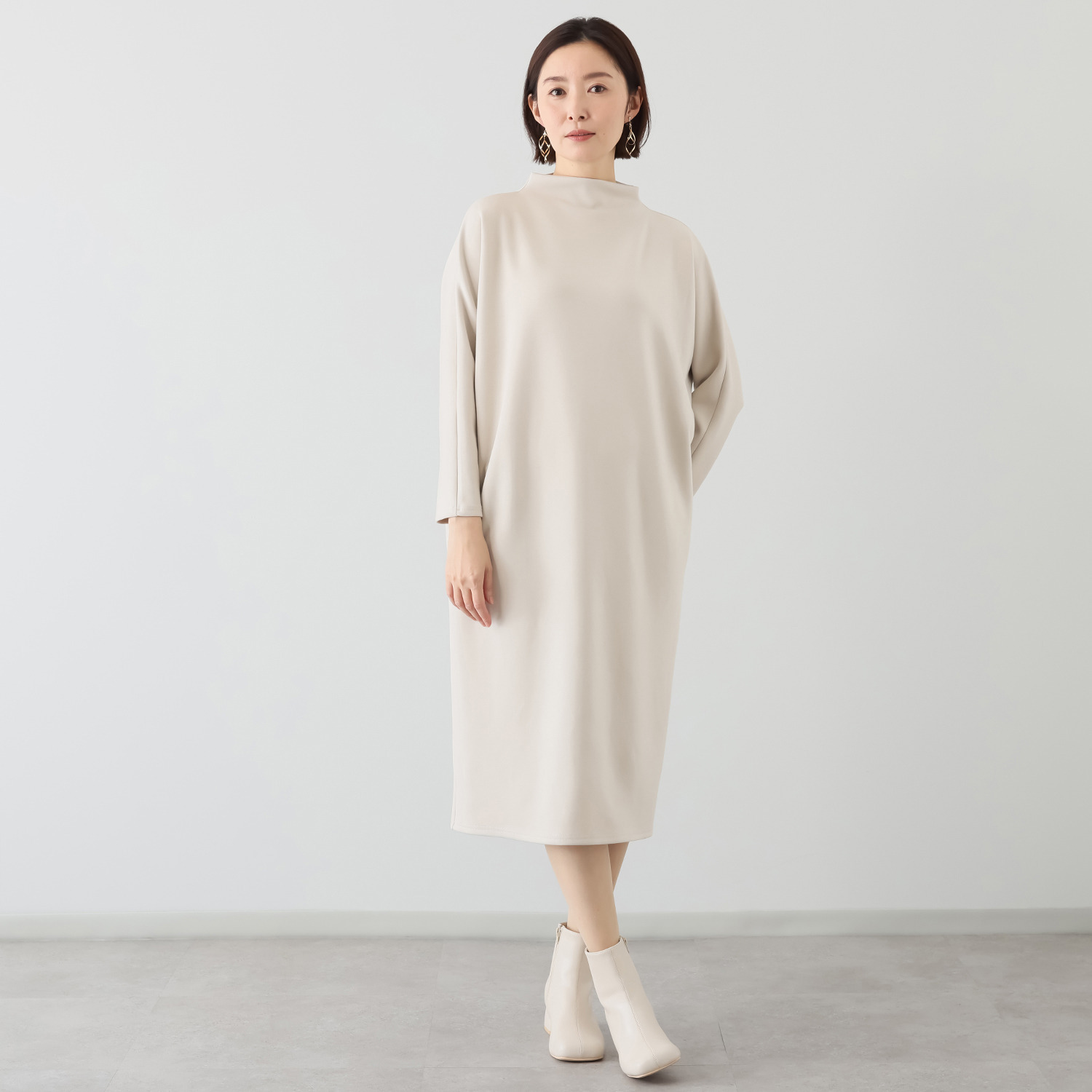 オトナノクラシ ダンボールニットの モモンガ風ワンピース