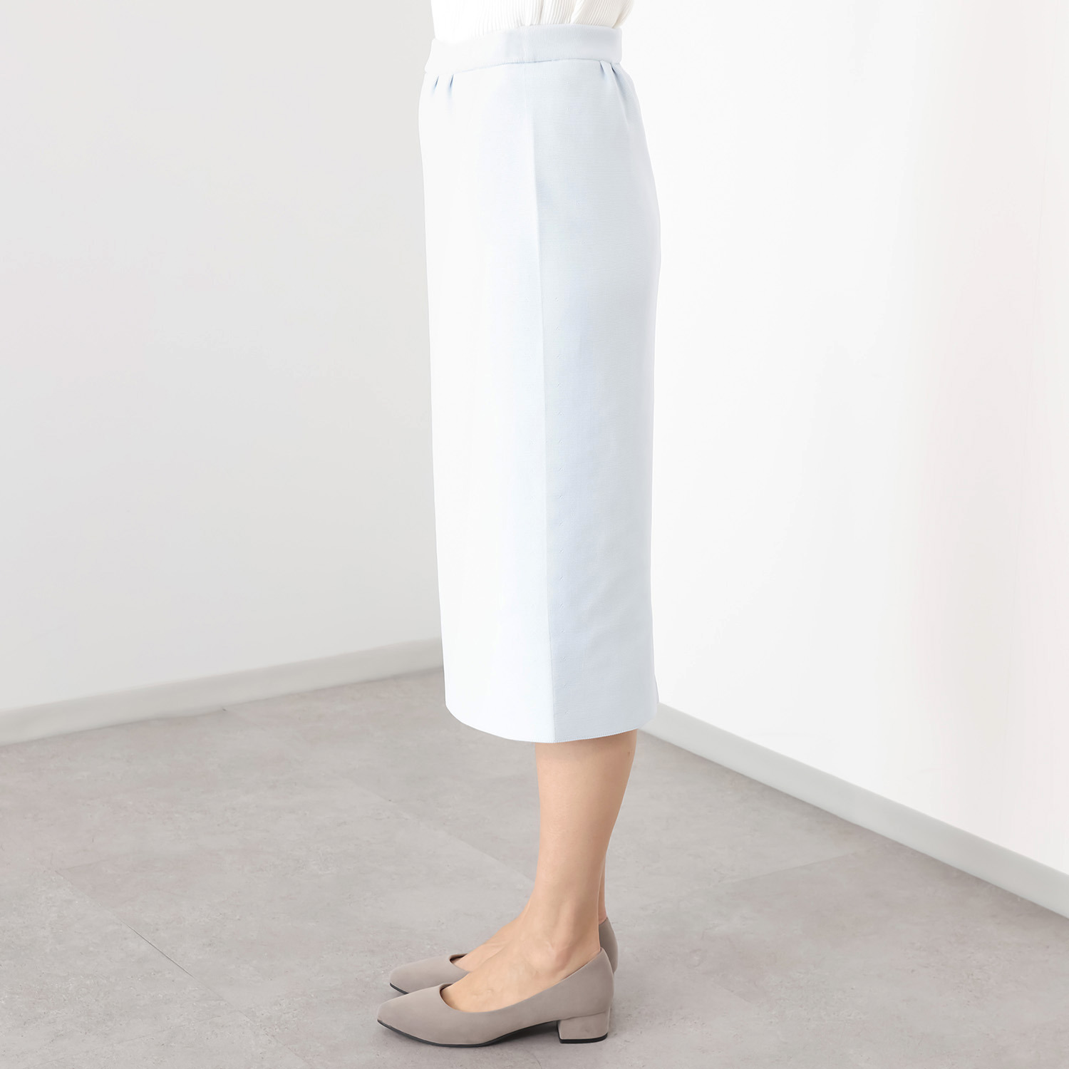 マルティジャーニ 日本製　匠の技 立体編 軽量ストレッチ スカート