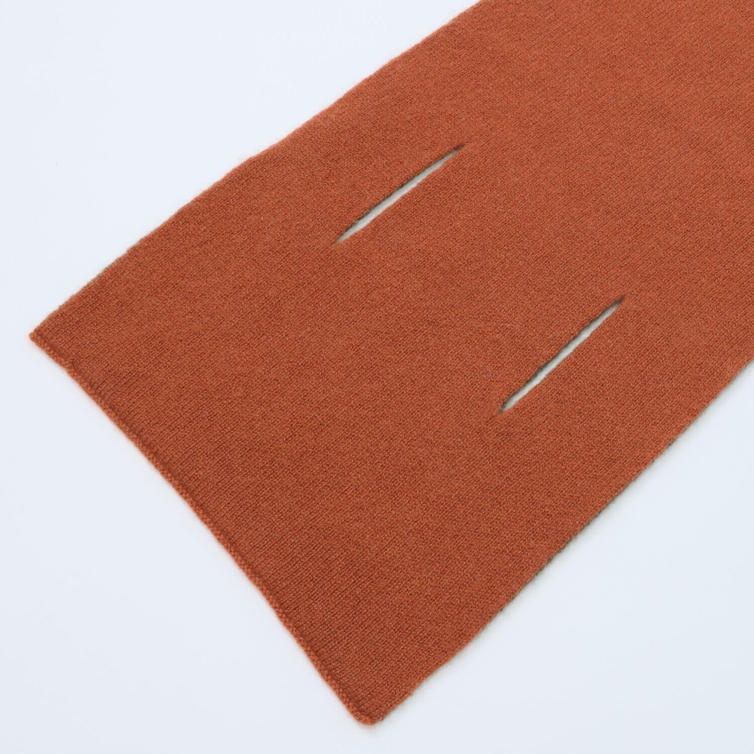 ミラ・ショーン 内モンゴル産 カシミヤ１００％ リバーシブル ニットマフラー