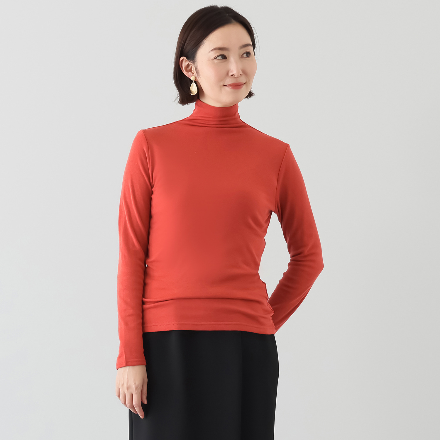 天使の綿シフォン お家で洗える！ ウールプラス プルオーバー